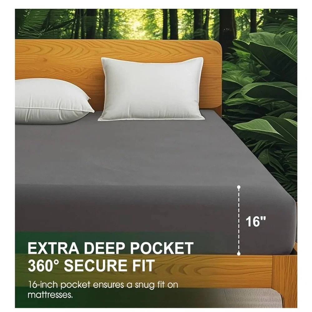 Gray Eco-Friendly Bedding Set